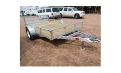 H&H - Model Rail Side Aluminum - Open Utility Trailer