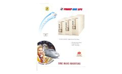 Powerone - Single & Three Phase Sine Wave DC Inverters - Brochure