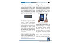 Validating Low Cost IAQ Sensors with High Quality Instrumentation - Applications Note