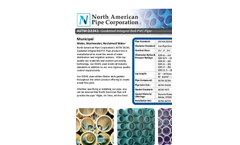 Model D2241 - Gasketed Integral Bell Plastic Irrigation Pipe (PIP) Brochure