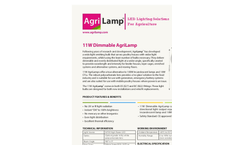 ALIS - Model 11W - Distributed LED Light Lamp - Brochure