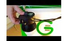 15 Second Installation of Clip-on LED Light for Poultry and Swine Farming Video