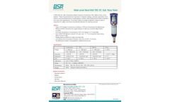 BSR - Water Proof Hand-Held-TDS EC Salt Temperature Tester - Brochure