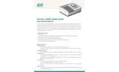BSR - Model UV-6100 / 6300PC - UV Double Beam - Brochure