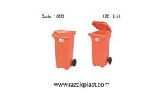 razakplast - Model 1010-120lit - 2 Wheeled waste bin