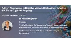 Webinar: Vascular Nano-Delivery Using Tropism and Targeting