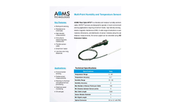 AOMS - Model MHS - Multi-Point Humidity and Temperature Sensor - Datasheet