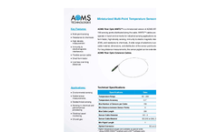 AOMS - Model MMTS - Miniaturized Multi-Point Temperature Sensor - Datasheet