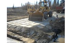 Articulating Concrete Mattress System for Access Roads/Driving Surface