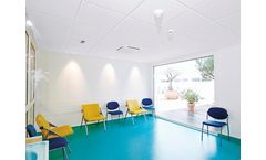 Ecophon Hygiene Clinic - Model E - Recessed Visible Grid and Tegular Edge