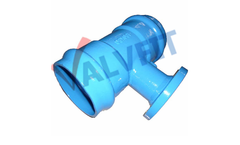 Valtech - Double Socket Bend with Flange Branch