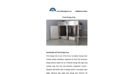 Hot Air Fruits Drying Machine