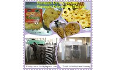 AZEUS - Hot Air Pineapple Drying Machine