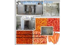 AZEUS - Carrot Drying Oven-Tray Type, Hot Air Circulation