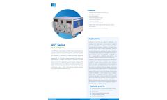 Motwane - Model HVT Series - AC-DC Hi Pot Test Set - Brochure
