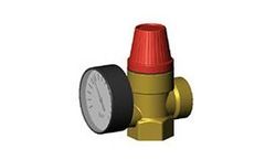 Tecofi - Model SR1103 - Safety Valve with Pressure Gauge