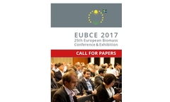EUBCE 2017 25th European Biomass Conference & Exhibition - Call for Papers