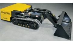 Track-O MINIDOZER - Model M-48 - Electric Mini Dozer for Box Culvert Cleaning
