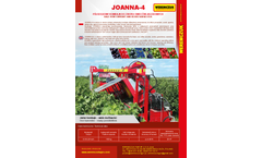 Weremczuk - Model Joanna-4 - Half-Row Currant and Berry Harvester - Brochure