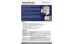 Stanlay - Model HYRS-6 - Asphalt Content Ignition Oven Tester - Datasheet