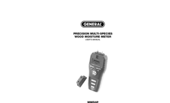 Model MMD8P - Precision Multi Species Wood Moisture Meter Brochure