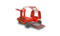 CANAG Topliner - In-line Round Bale Wrapper