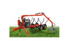 CANAG - Model ForestPro III - 13` Boom Log Loading Trailer