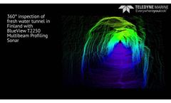 High Resolution Structural Inspection of Flooded Tunnel - Video