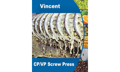 Vincent - Model CP & VP Series - Screw Presses - Brochure