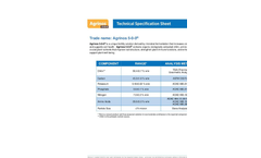 Agrinos - Model 5-0-0 - Nutrient Rich Powder- Brochure