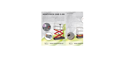 Hortitech - Model 4HD 6.00 - Hydraulic Trolley Brochure