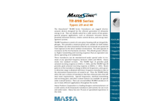MassaSonic - Model TR-89B Series - Transducer - Brochure
