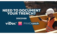 Pix4D - Document your trench with PIX4Dcatch RTK ( for iPhone & Android ) - Video