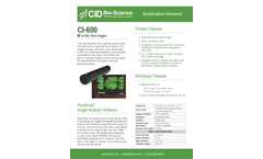 CI-600 In-Situ Root Imager - Specifications