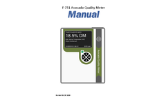 Felix F-751-Avo Avocado Quality Meter - Manual
