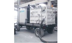 Model UMA - Compact Mobile Trailer Industrial Vacuum Cleaning Unit