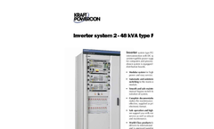 Inverter System 2 - 48 kVA Type PCI10 Brochure