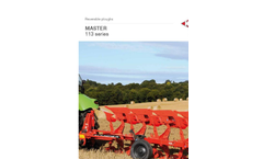 Kuhn Multi-Master - Model 113 NSH - 3 Bodies Mounted Reversible Ploughs Brochure