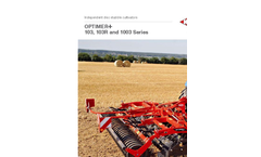 Optimer - Model 403R - Stubble Cultivators with Discs Brochure