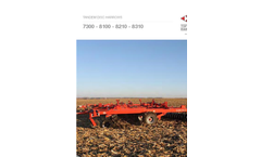 Kuhn - Model TDH 7300-18R - Seed Bed Tandem Disc Harrow  Brochure