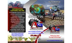 Agmechtronix - Model RCT - Automated Thinner  - Brochure
