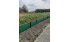 Geocells for Amphibian Fencing