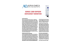 AOI - Model Series 1300 - Oxygen Deficiency Monitor - Data Sheet