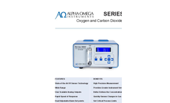 AOI - Model Series 9600 - Oxygen and Carbon Dioxide Monitor & Analyzer - Data Sheet