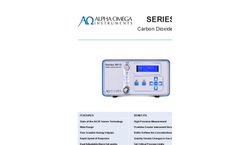 AOI - Model Series 9610 - Carbon Dioxide Monitor - Data Sheet