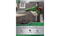 Artemis - Model V200ESK - Victory Cordless Electrostatic Hand Held Sprayer - Datasheet