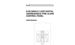 Aurel - Model Protec Algo-Tec 6100 - Fire Detection and Alarm System - Brochure
