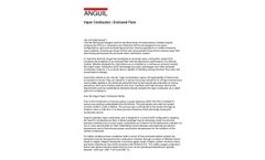 Anguil - Vapor Combustor - Enclosed Flare - Brochure