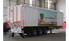 Top Loading Waste Compactor Trailer