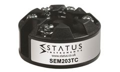 Status - Model SEM203TC - Manual Range Configuration, Suitable for Thermocouple Sensors